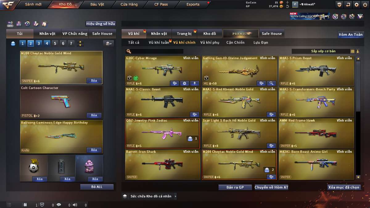 shop acc cf uy tin gia re